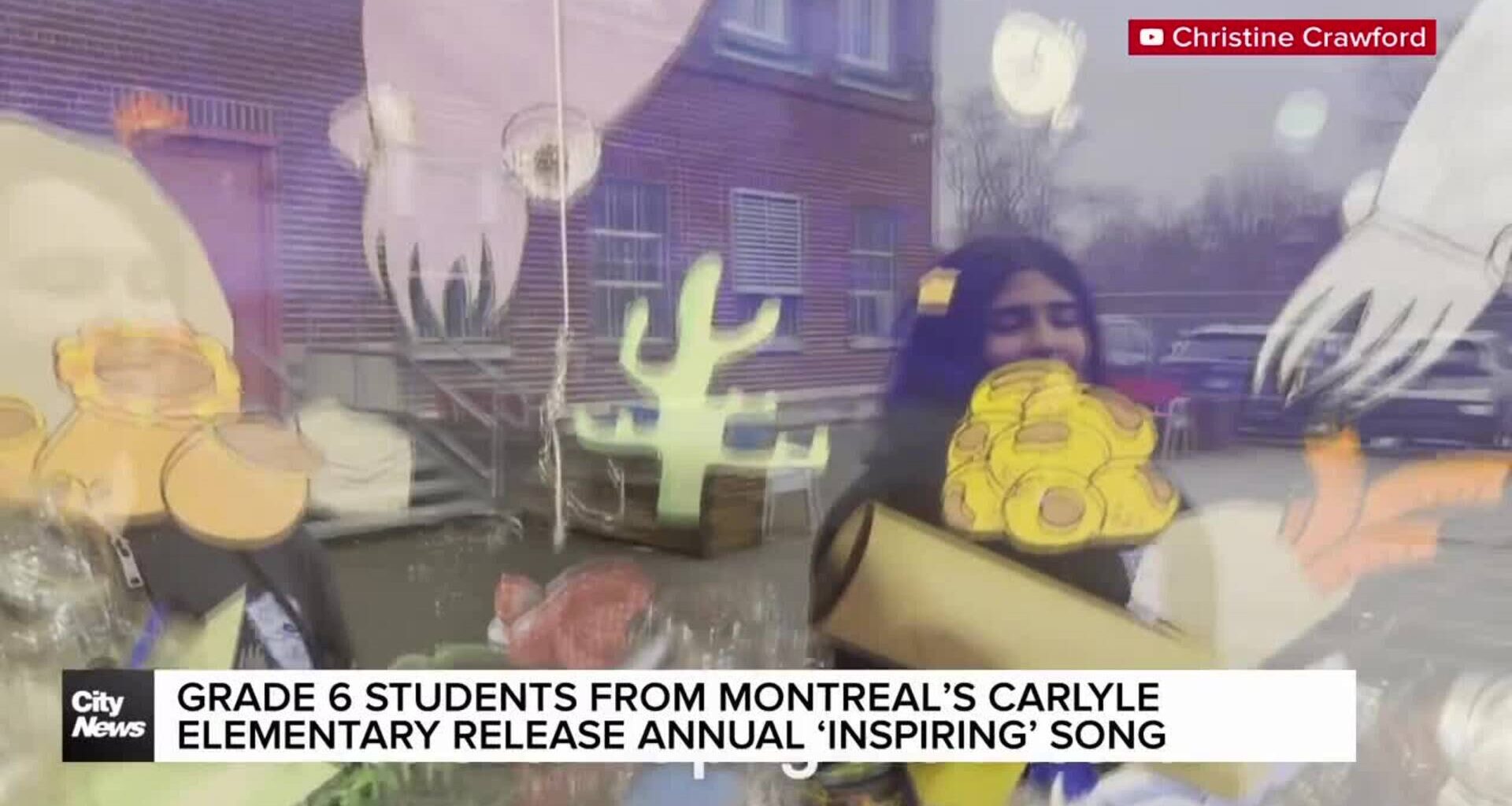 Montreal students release annual 'inspiring' song