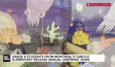 Montreal students release annual 'inspiring' song
