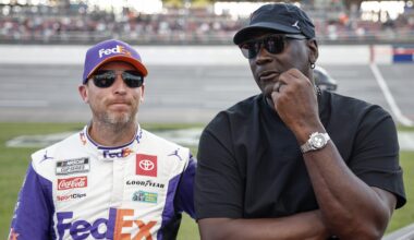 Denny Hamlin Explains Michael Jordan Moment After Kansas Race