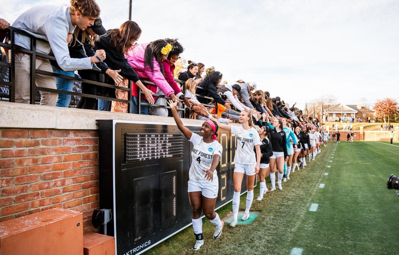 The Deacons’ game against the Carolina Tar Heels on Saturday, August 9, 2025 at Dorrance Field in Chapel Hill, NC / Wake Forest Athletics photo