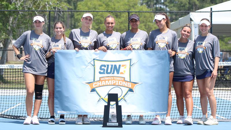 No. 1 Women's Tennis Wins Eighth Straight Sun Conference Tournament Title