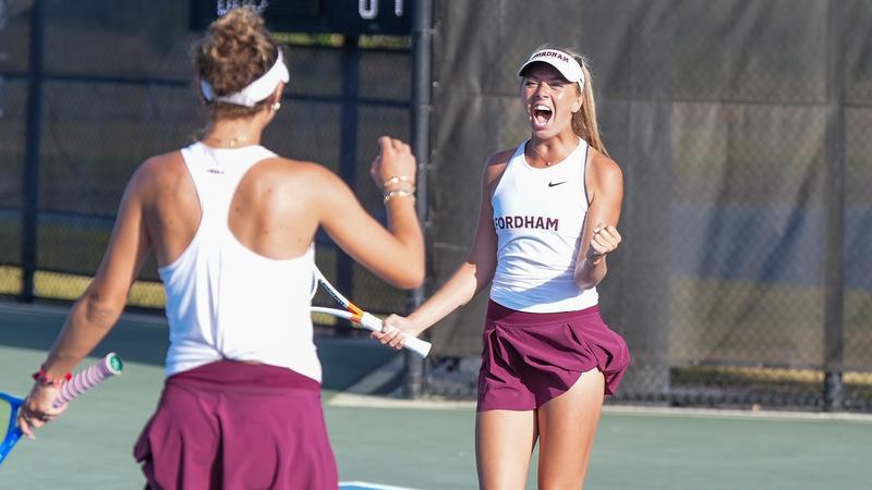 Women’s Tennis Advances to A-10 Championship Match