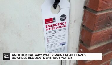 Another Calgary Water Main break leaves Bowness residents without water
