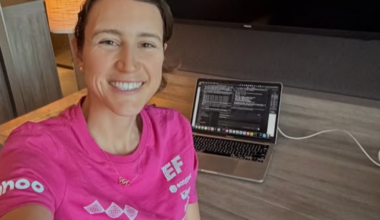 Reigning Olympic champion cyclist plunges fully into... AI