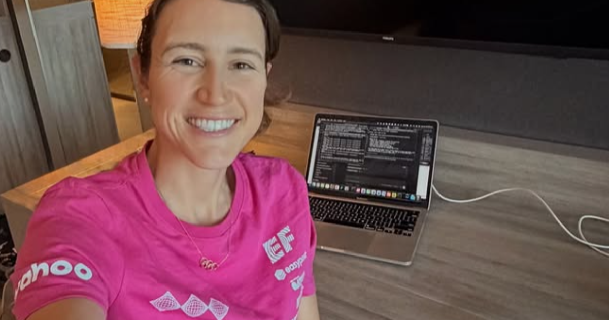 Reigning Olympic champion cyclist plunges fully into... AI
