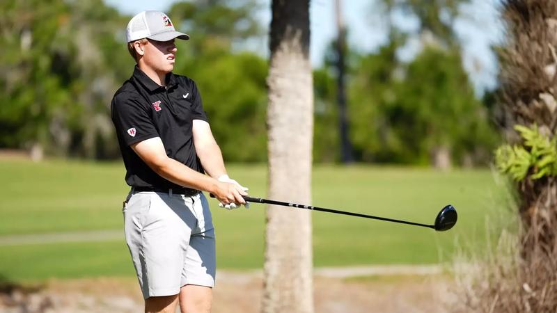 Sam Sits Third Individually Following First-Round 69; Penguins in Fifth at Horizon League Championship