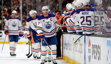 Edmonton’s McDavid, Draisaitl sit out practice ahead of Game 4 against Anaheim