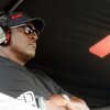 Michael Jordan, co-owner of 23XI Racing, sits in his pit box during a NASCAR Cup Series auto race at Talladega Superspeedway, Sunday, Oct. 6, 2024, in Talladega, Ala.