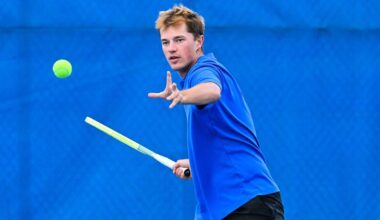 Men's tennis picks up emphatic 6-1 NESCAC win over Connecticut College