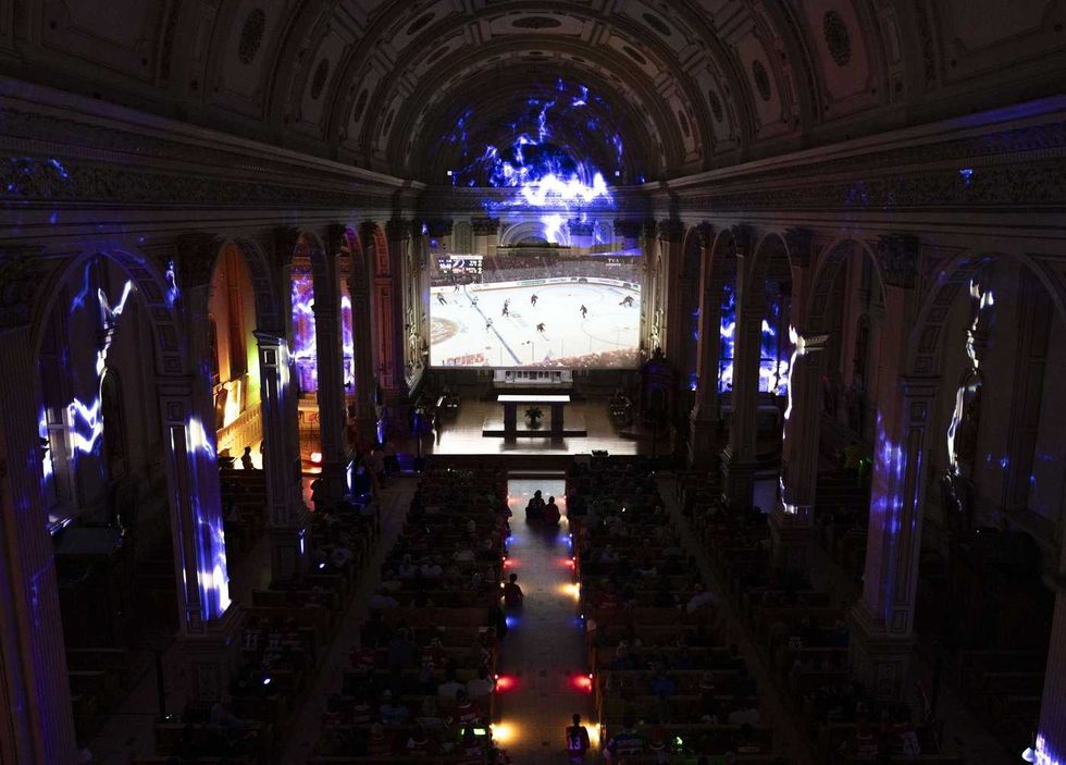 Church near Montreal becomes unlikely hockey hub