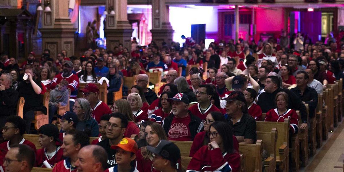 Church near Montreal becomes unlikely hockey hub