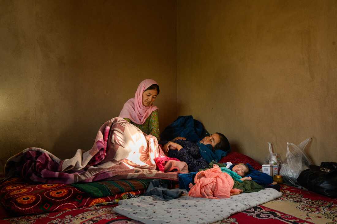 Title: “I’m Afraid”: Afghan Women Face US Aid Cuts Credit: © Elise Blanchard, for Time Caption: Gulshaman visits Fatemah, whose daughter Yasmin was born the previous day. Waras, Shahristan district, Daikundi province, Afghanistan, 27 July 2025. Story: In Afghanistan’s remote Daikundi province, US aid cuts have left pregnant women without access to care, forcing many to give birth at home in a country with one of the world’s highest maternal mortality rates. The cuts have led to the suspension or closure of 422 health facilities nationwide, including small community clinics staffed by a single midwife, many of whom are now working without salary or supplies. This crisis compounds an already critical situation under Taliban rule; girls are banned from education beyond primary school, preventing a new generation from training as health workers.