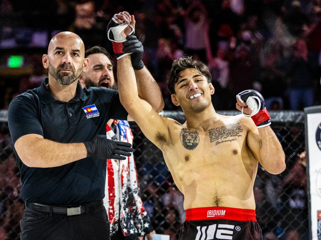 See photos from Andrew Alirez's 43 second TKO victory in his debut MMA fight