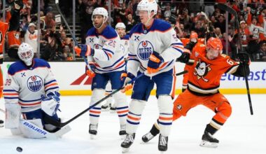 Oilers look to tighten defence ahead of Game 4 against Anaheim Ducks