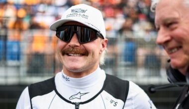 Valtteri Bottas’s first race-used Cadillac F1 helmet goes up for auction