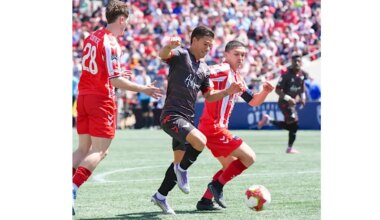 A late equalizer stole what would have been Vancouver FC&rsquo;s first win of 2026, and first ever at TD Place in Ottawa, turning it into a 1-1 tie. (Special to Langley Advance Times)