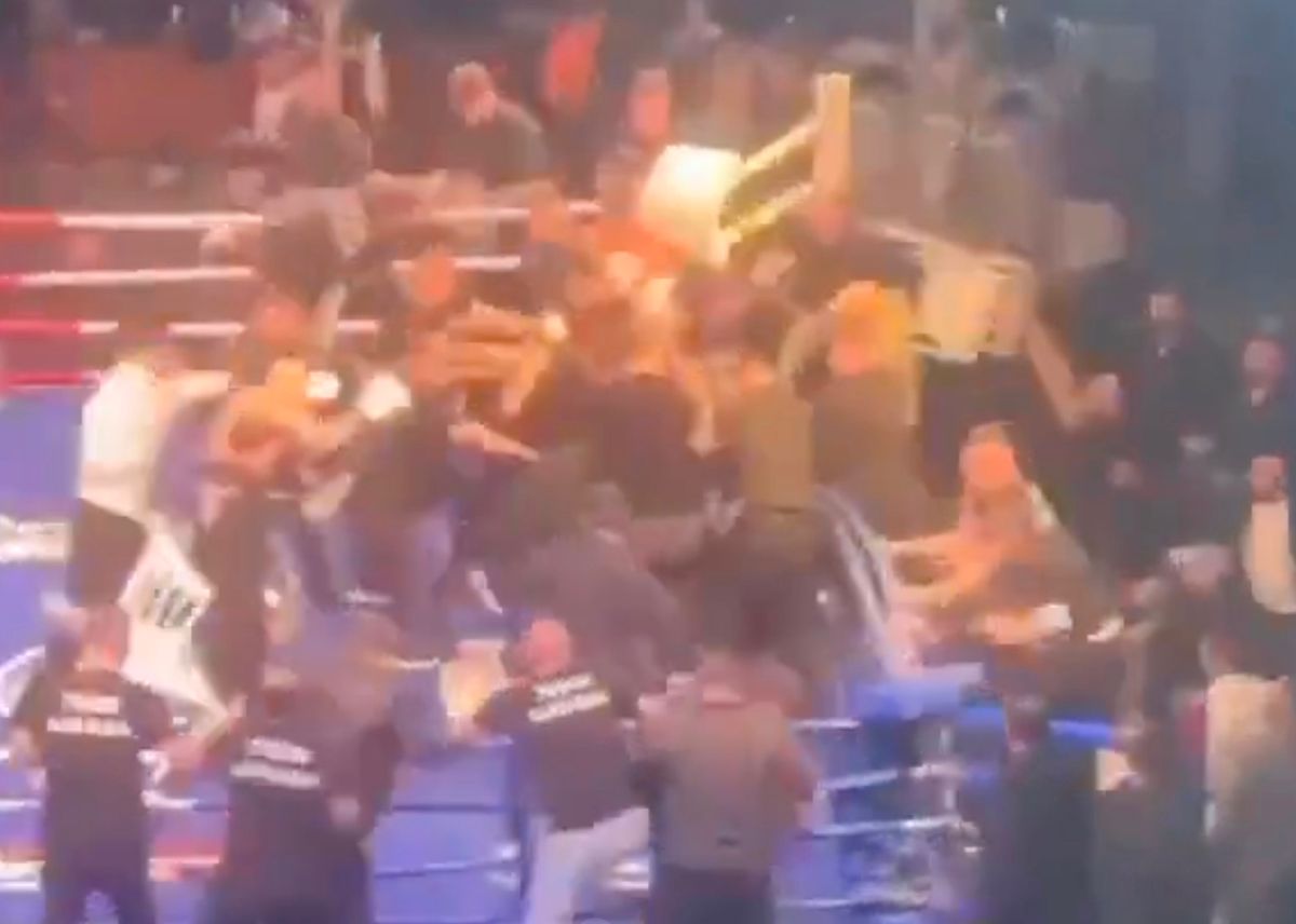 Turkish fans attacked Sergei Gorokhov after a fight against Emirkhan Kalkhan.
