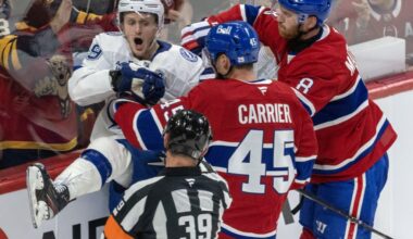 Canadiens fans chant 'Ref, you suck!' after Game 4