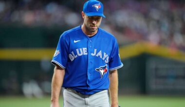 Toronto’s Max Scherzer on injured list with right forearm tendinitis and left ankle inflammation – Winnipeg Free Press