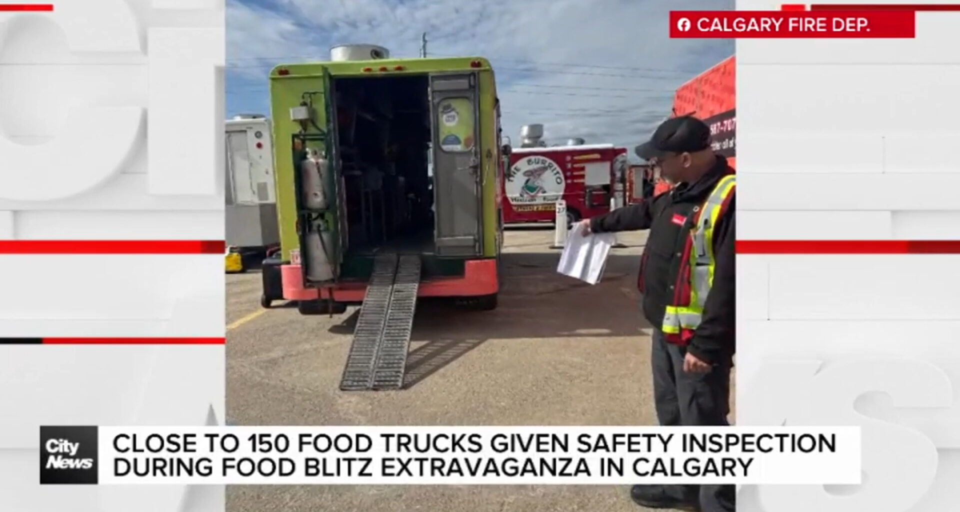 Close to 150 food trucks given safety inspection during food blitz extravaganza in Calgary