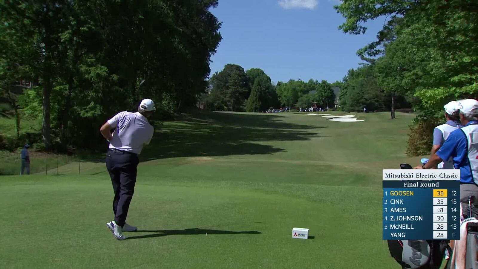 Retief Goosen makes birdie on No. 13 at Mitsubishi Electric Classic