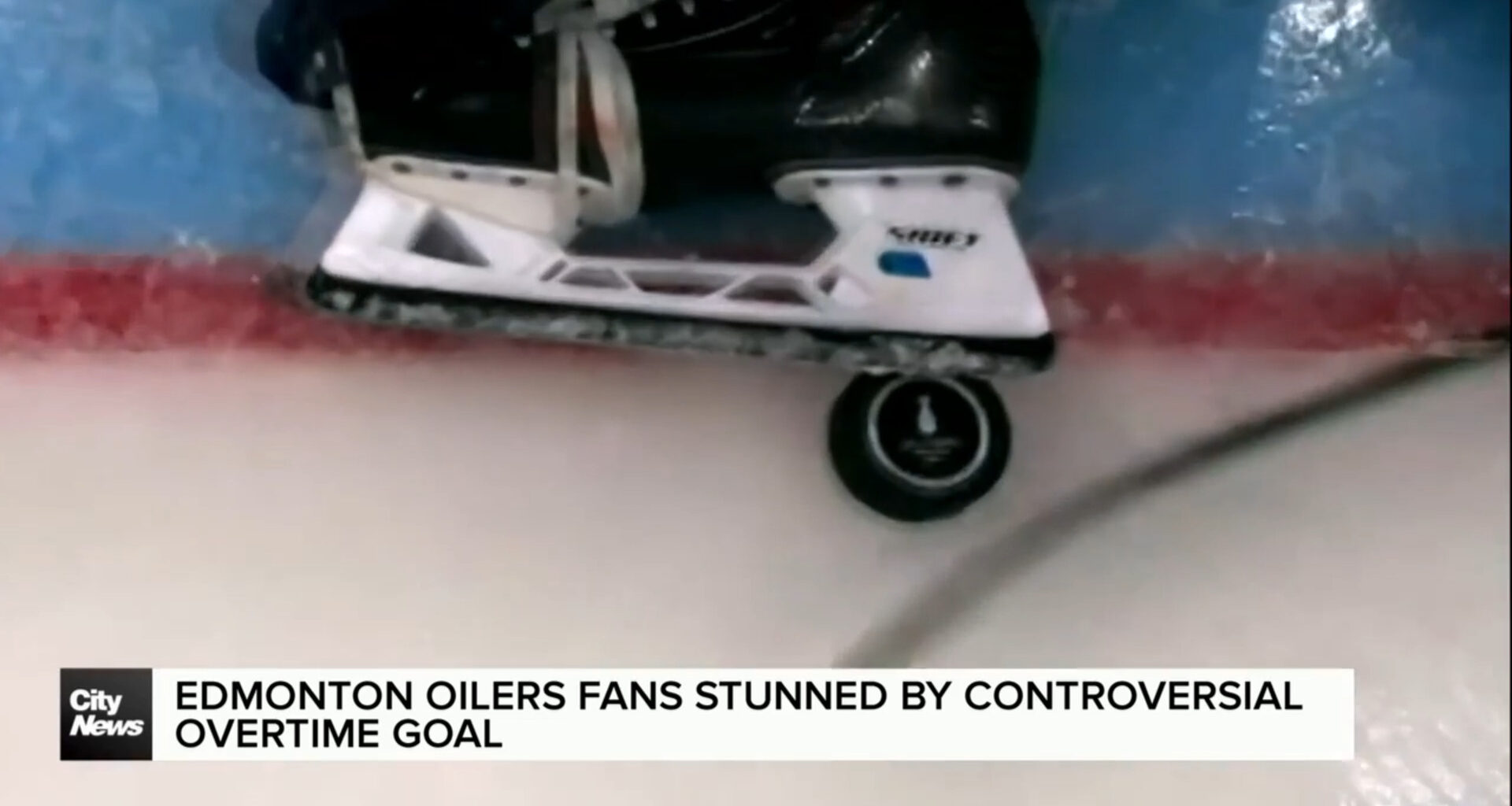 Edmonton Oilers fans stunned by controversial overtime goal