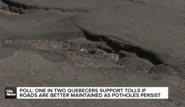 Support for tolls to improve maintenance as Montreal potholes persist