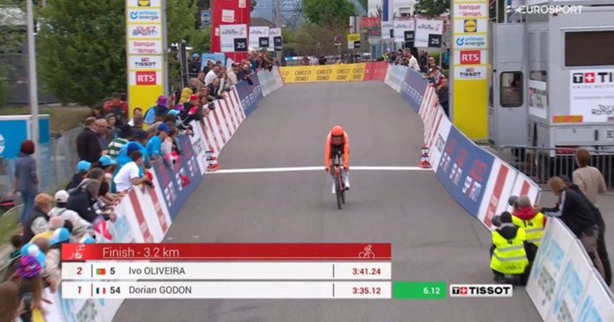 Godon wins Tour de Romandie prologue, Pogačar 5th