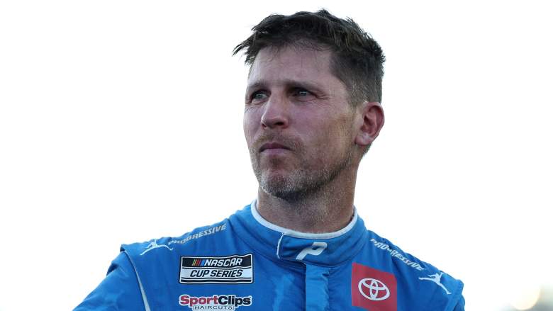 NASCAR Cup Series Driver Denny Hamlin led late at Kansas, but a caution and overtime restart changed the outcome in the final laps