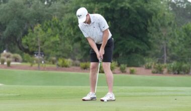 Men's Golf In Eighth Place After Second Round of A-10 Championship