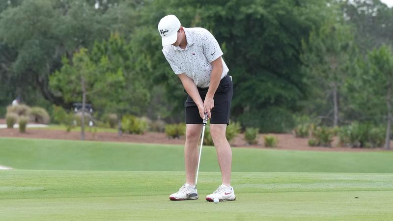Men's Golf In Eighth Place After Second Round of A-10 Championship