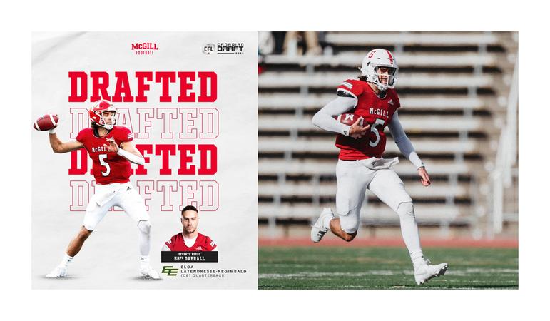 CFL CANADIAN DRAFT: Latendresse-Régimbald becomes first McGill QB to be drafted since 1966