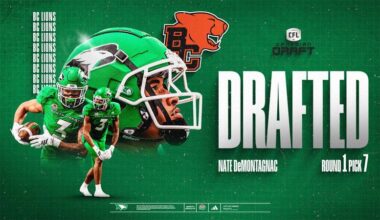 Nate DeMontagnac selected 7th overall to BC in CFL Canadian Draft