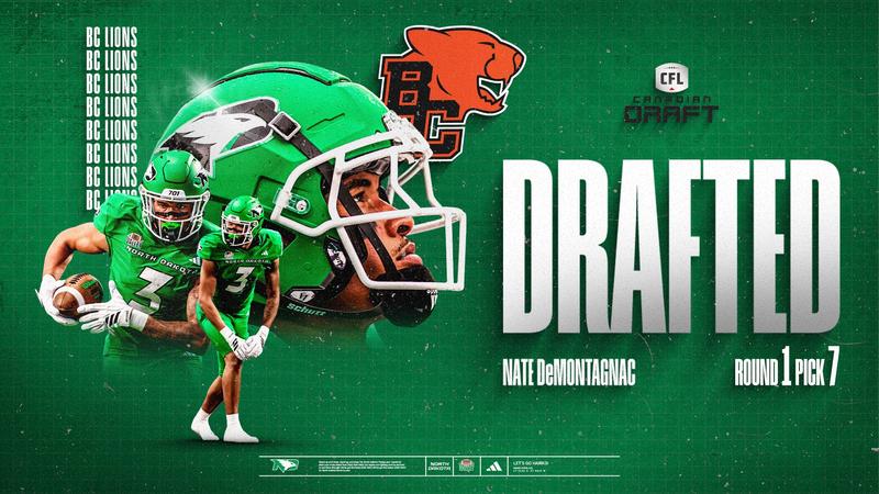 Nate DeMontagnac selected 7th overall to BC in CFL Canadian Draft