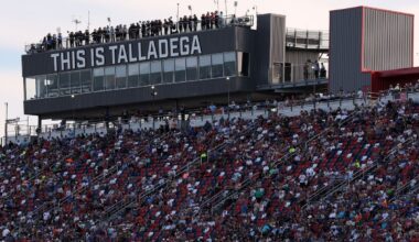 NASCAR television ratings from Talladega