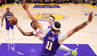 Austin Reaves returns to Lakers' lineup for Game 5 after missing 9 games with oblique injury