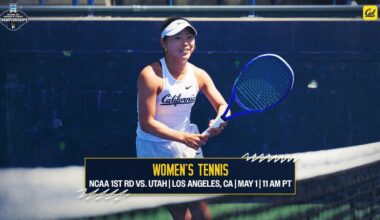 Cal Heads South For NCAA Championship Opener