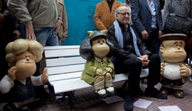Mafalda, the beloved Argentine cartoon, brings her anti-war, anti-soup attitudes to Montreal