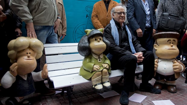 Mafalda, the beloved Argentine cartoon, brings her anti-war, anti-soup attitudes to Montreal