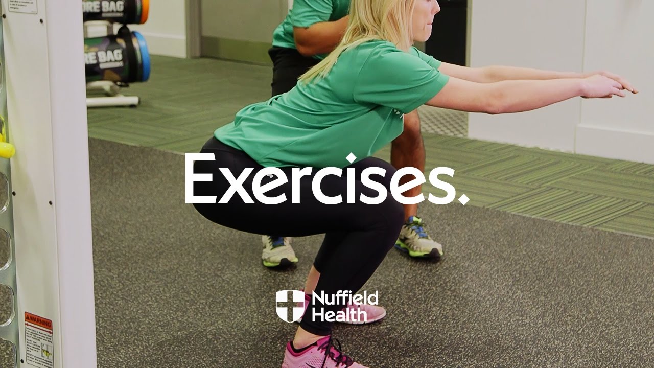 How To Squat | Nuffield Health - YouTube