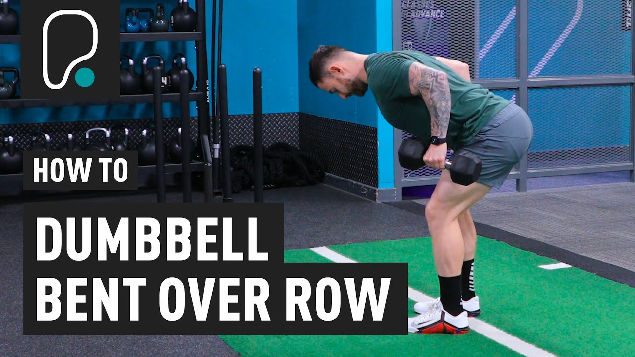 How To Do A Dumbbell Bent Over Row - YouTube