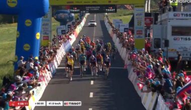 Tadej Pogačar wins stage 3 Tour de Romandie sprint
