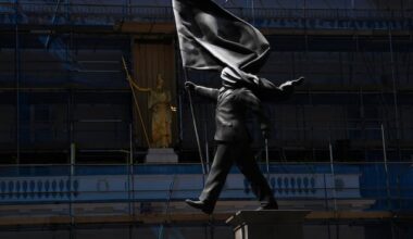 New Banksy statue appears in London