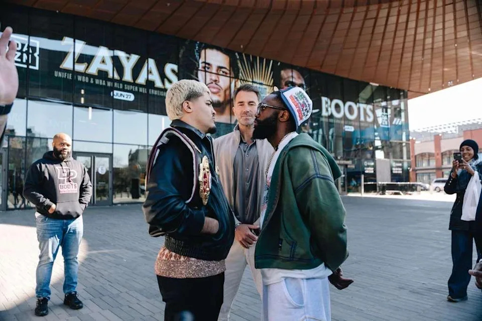 Xander Zayas vs. Jaron "Boots" Ennis (Zachariah Delgado/Matchroom Boxing)