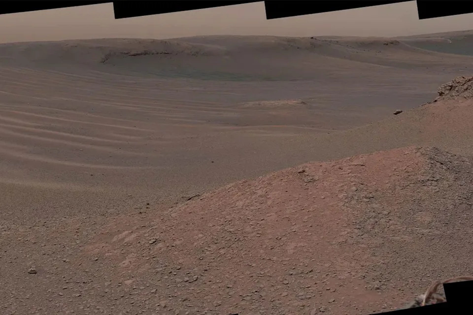 A photo of a region on Mars known as 
