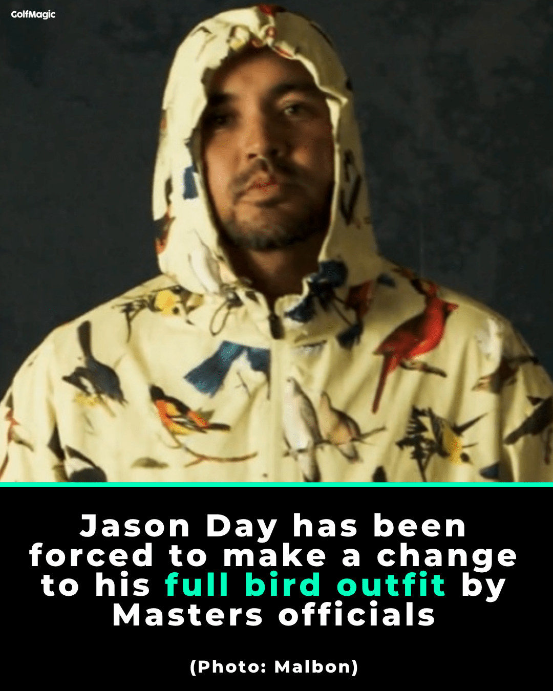 Jason Day's Malbon Birds of Georgia Jacket