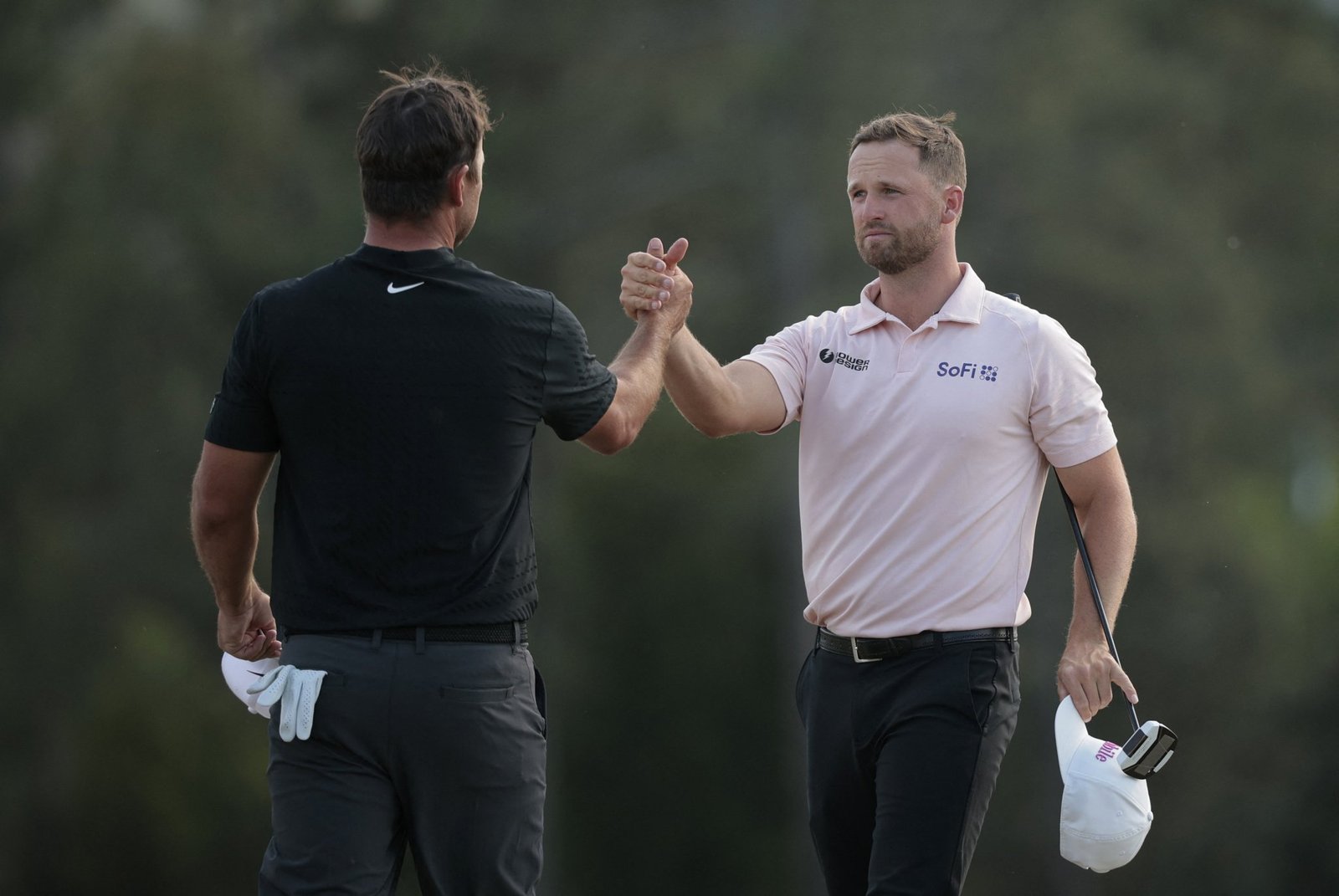 Brooks Koepka and Wyndham Clark at the 2026 Masters