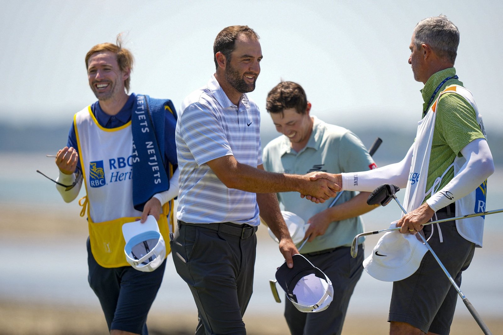 Fitzpatrick fired his 63 alongside Scheffler (67)