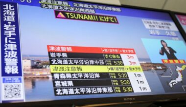 Strong earthquake hits off Japan’s coast, tsunami advisory issued