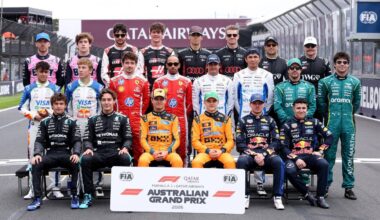 Group 2026 driver photo at the 2026 Australian Grand Prix - Sunday